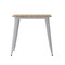 Flash Furniture 30x60 Table Brown Umbrella Top/Silver Steel Frame JJ-T146120-BRSL-GG - alternate 6